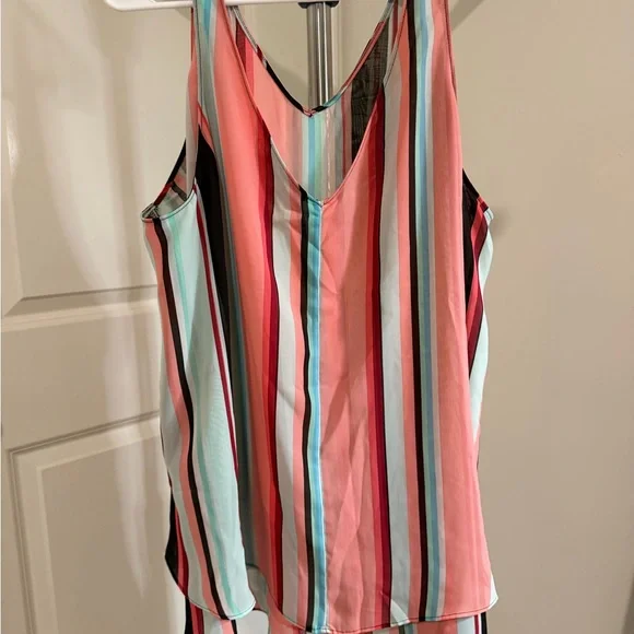 Lane Bryant Modern Swing Double-Layer Chiffon Tank - Picture 2 of 2